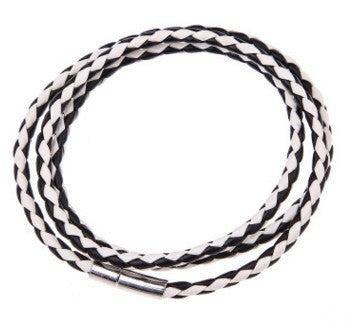 Personalized Braided Genuine Leather Bracelet