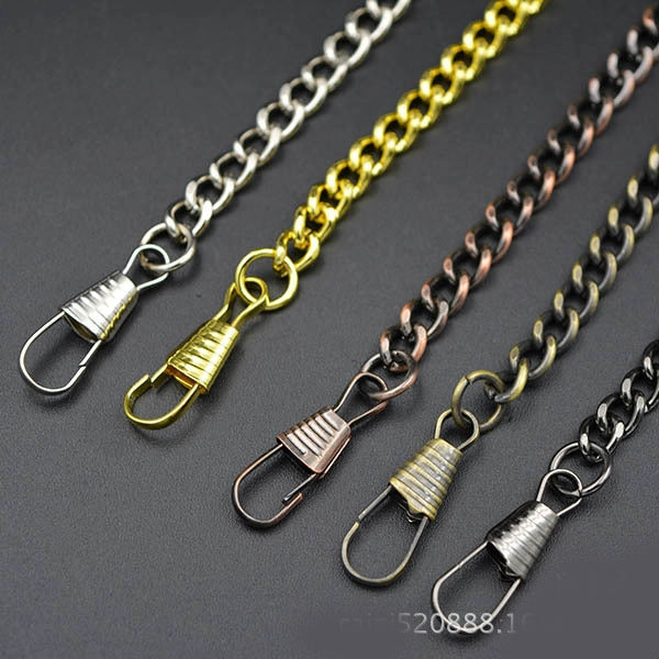Chain Accessories Bronze Braided Rope Keychain Pocket Watch