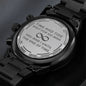 Until The End of Time Engraved Chronograph Watch