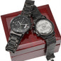 Until The End of Time Engraved Chronograph Watch