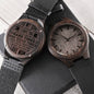 To My Son Love Mom Engraved Wooden Watch