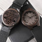 Greatest Supporter Dad Engraved Wooden Watch