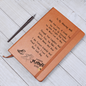 Mother's Day Graphic Leather Journal