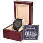 Husband Meeting You Was Fate Wooden Watch