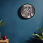 Sisters Wood Frame Wall Clock