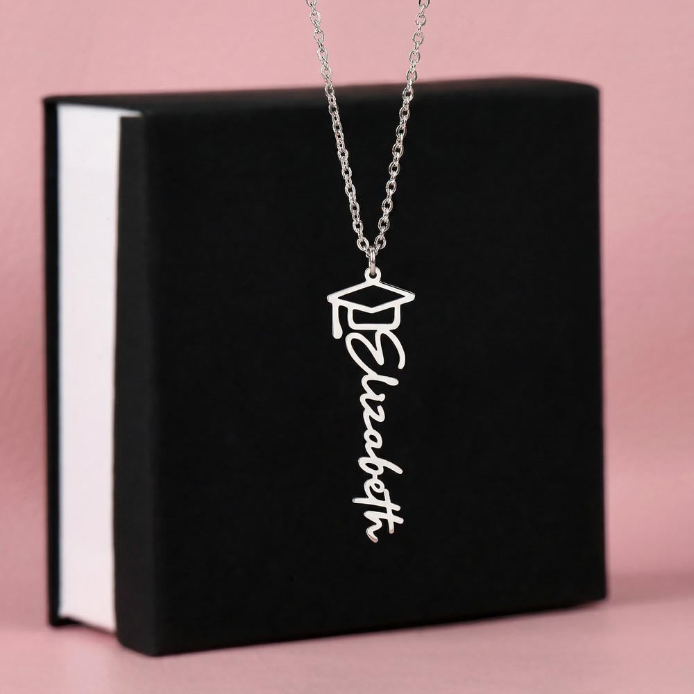 Gradulation Name Necklace for Him