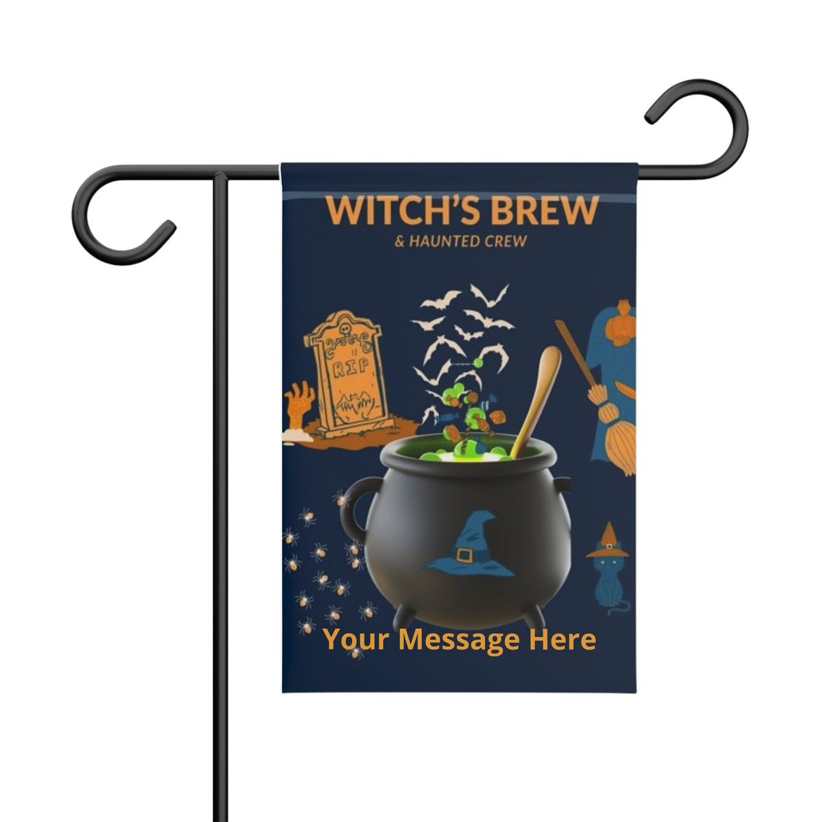 Halloween Garden Banner Personalized