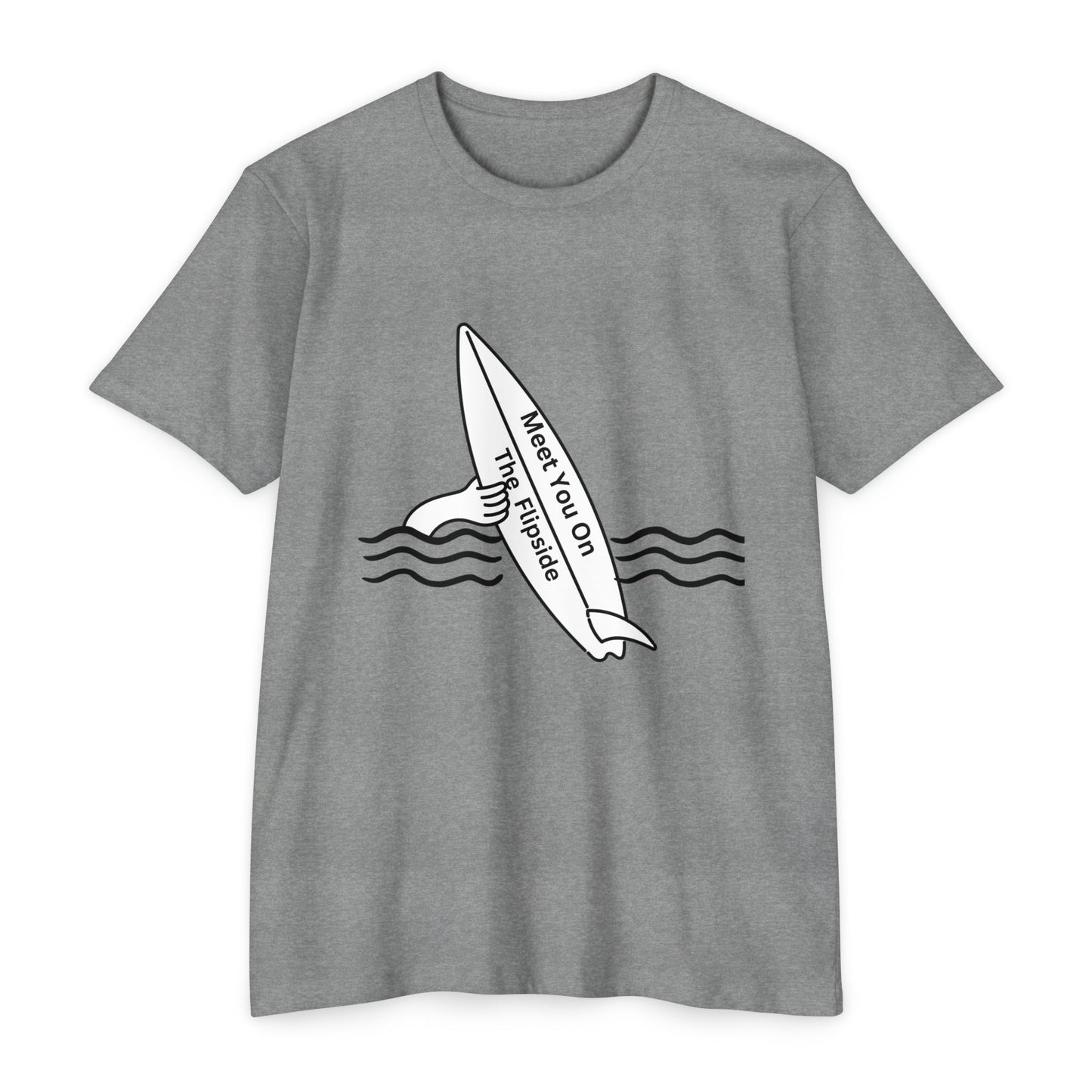 Meet You On the Flip Side Unisex CVC Jersey T-shirt