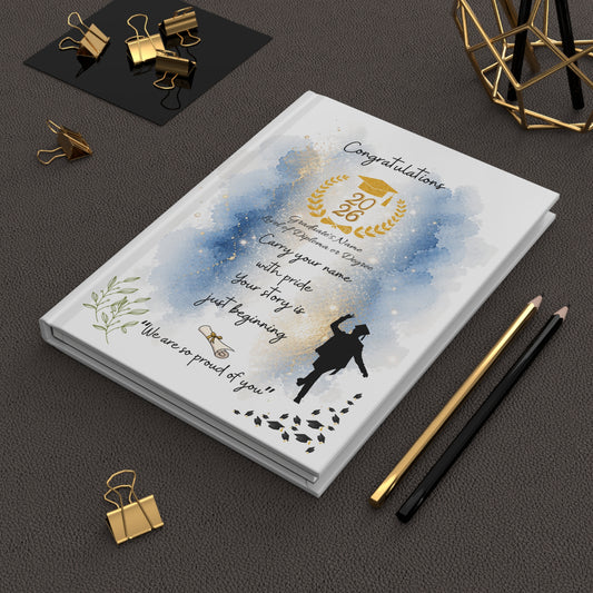 Graduation Hardcover Journal for Him
