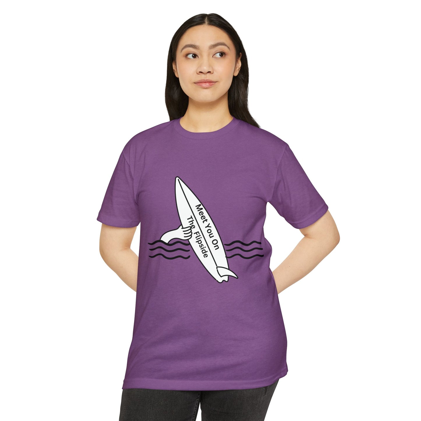 Meet You On the Flip Side Unisex CVC Jersey T-shirt