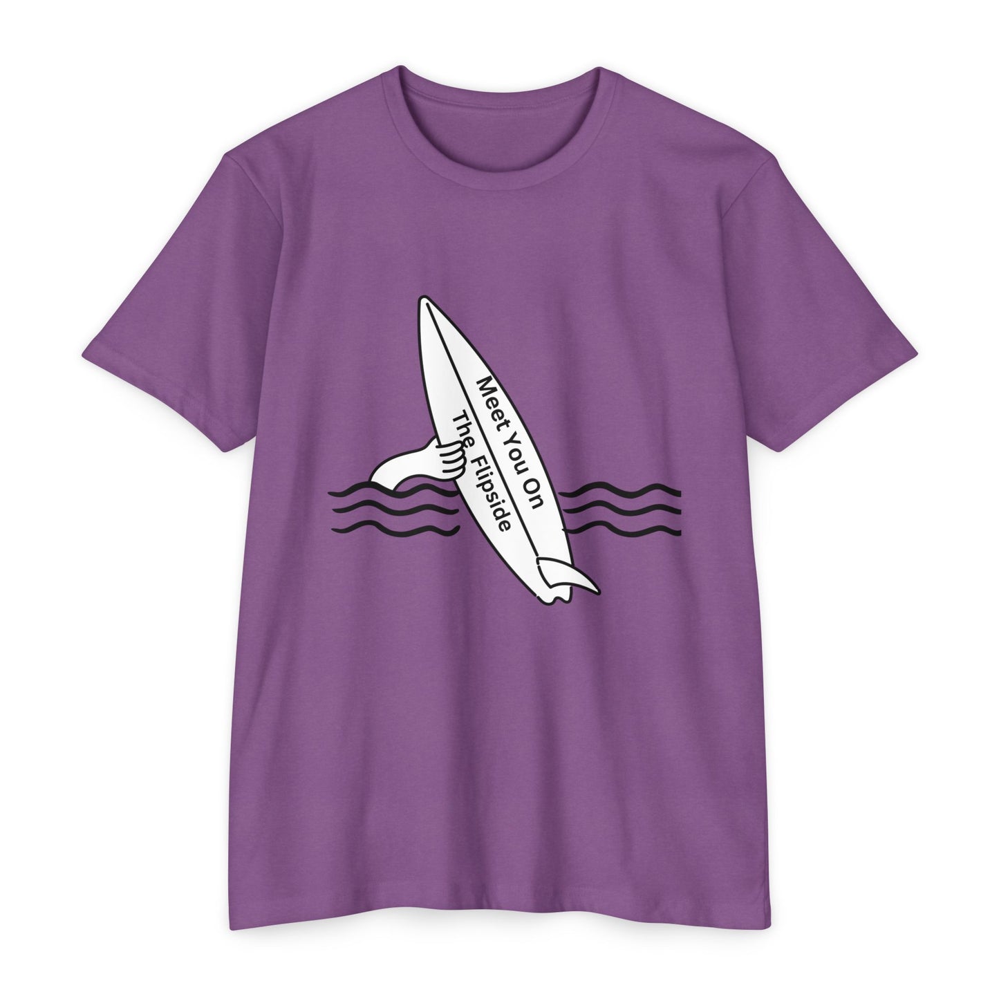 Meet You On the Flip Side Unisex CVC Jersey T-shirt