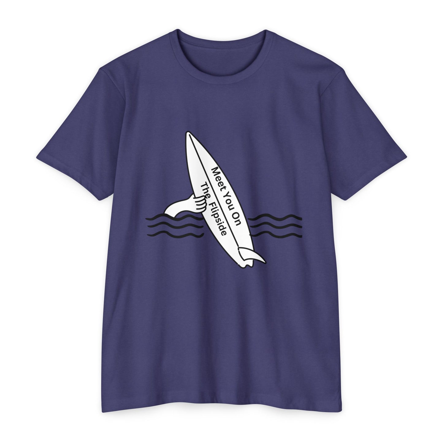 Meet You On the Flip Side Unisex CVC Jersey T-shirt