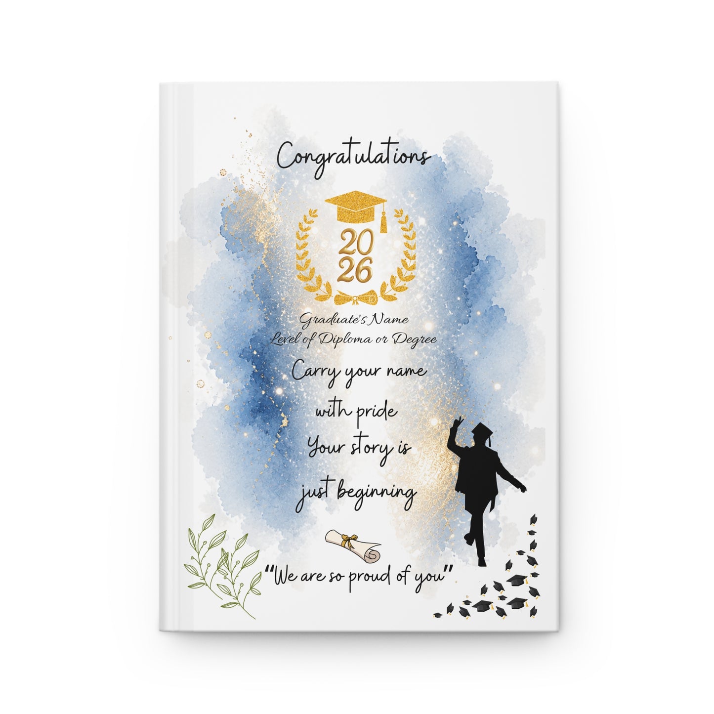 Graduation Hardcover Journal for Him
