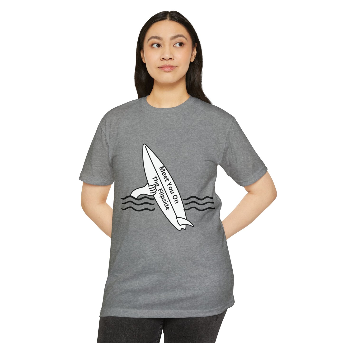 Meet You On the Flip Side Unisex CVC Jersey T-shirt