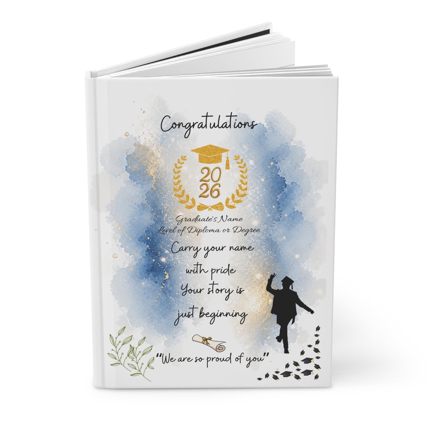 Graduation Hardcover Journal for Him