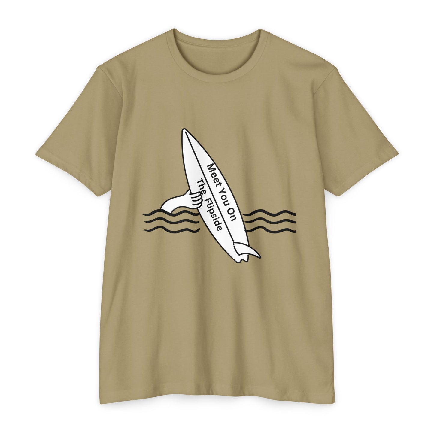 Meet You On the Flip Side Unisex CVC Jersey T-shirt