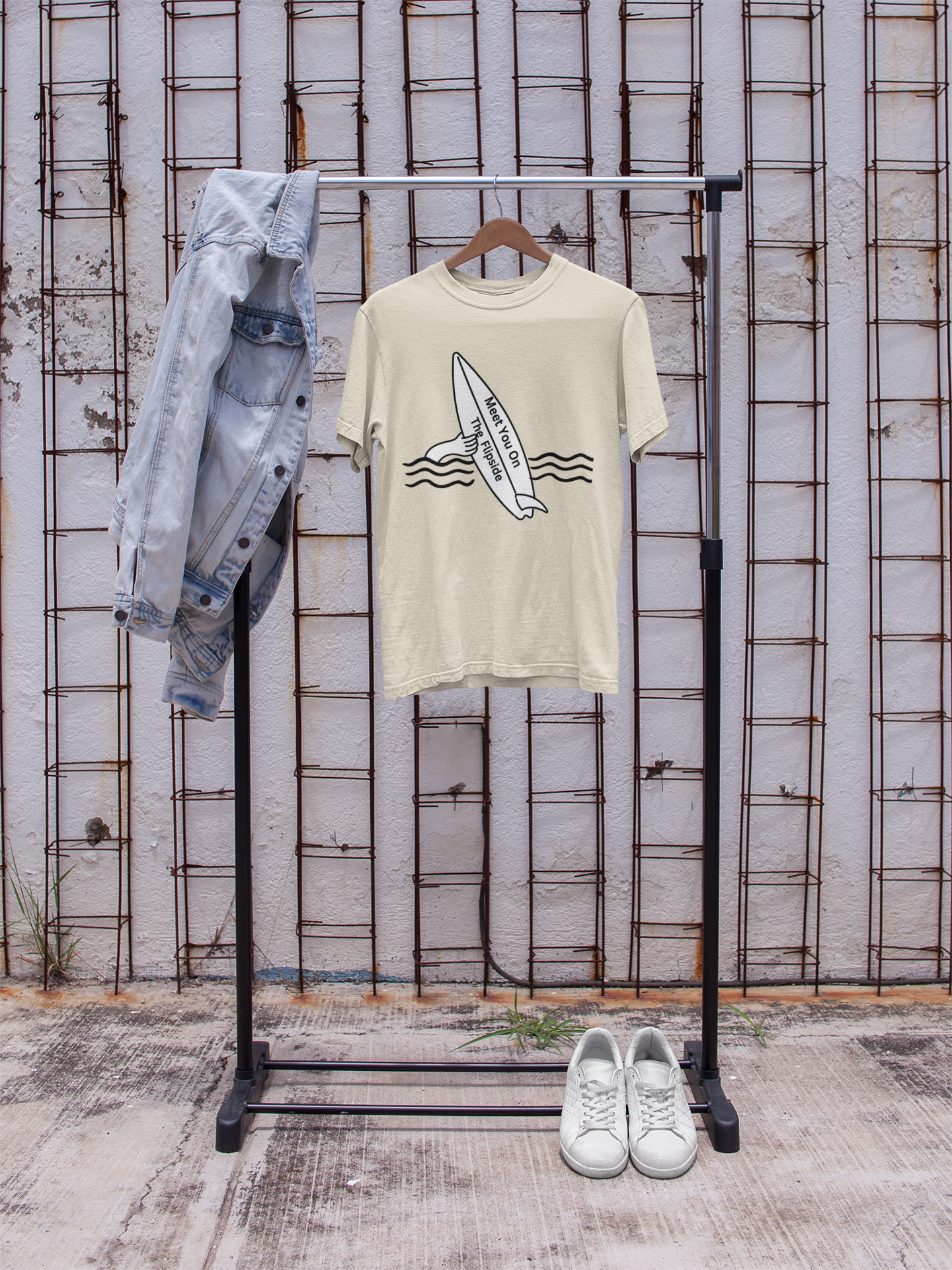 Meet You On the Flip Side Unisex CVC Jersey T-shirt