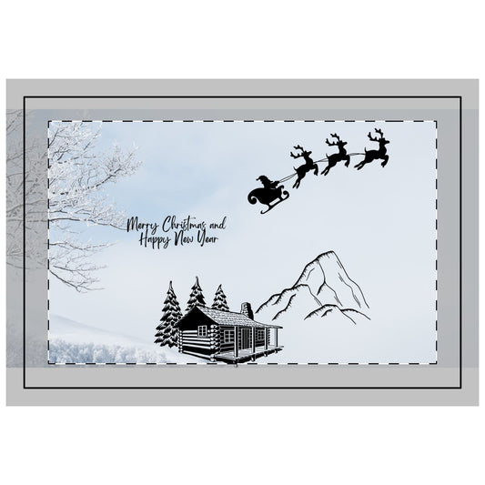 Christmas Quilted Placemat