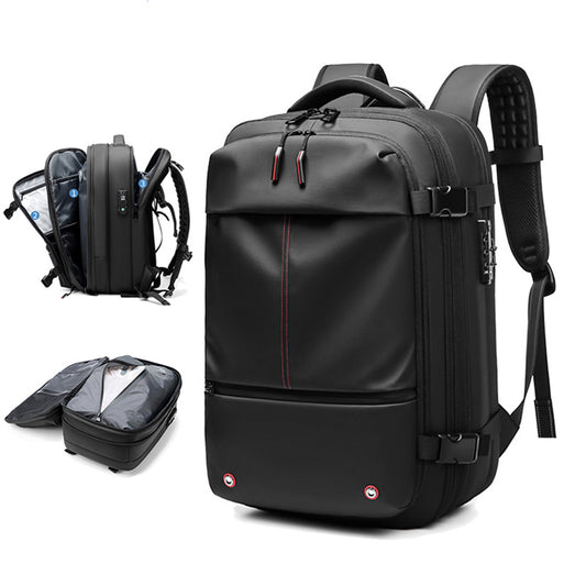 Expanable Travel Business Backpacks  Laptop With Valve Vacuum Compression