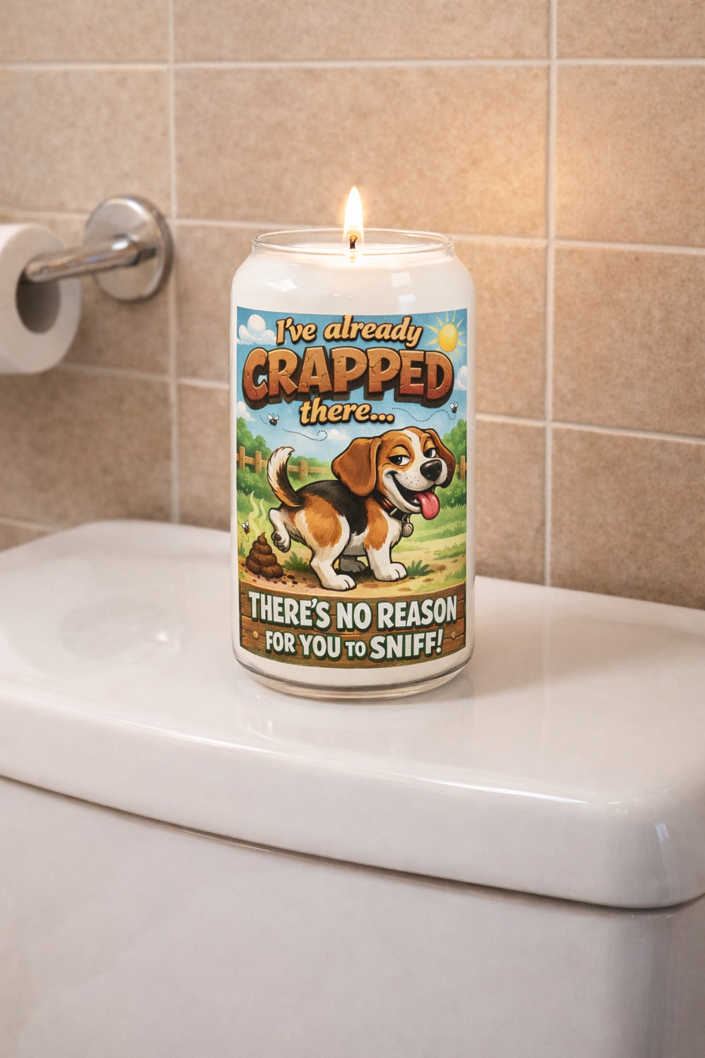 Funny Dog Lover Scented Soy Candles, 13.75oz