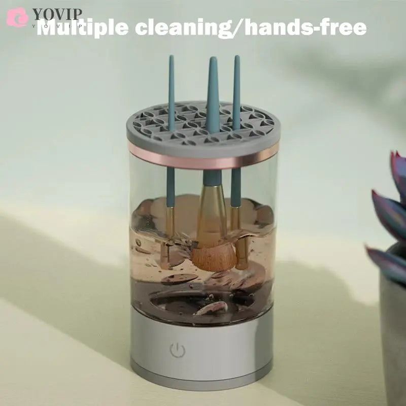 Automatic Electric Rechargeable Makeup Brush Washer And Drying Tool