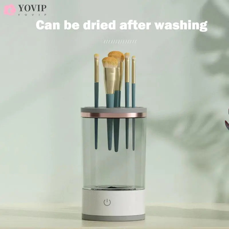 Automatic Electric Rechargeable Makeup Brush Washer And Drying Tool