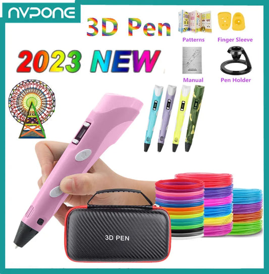 LCD Screen Filament 3D Drawing Pen