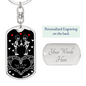 Skeleton Love “Dying to Be Your Valentine” Keychain