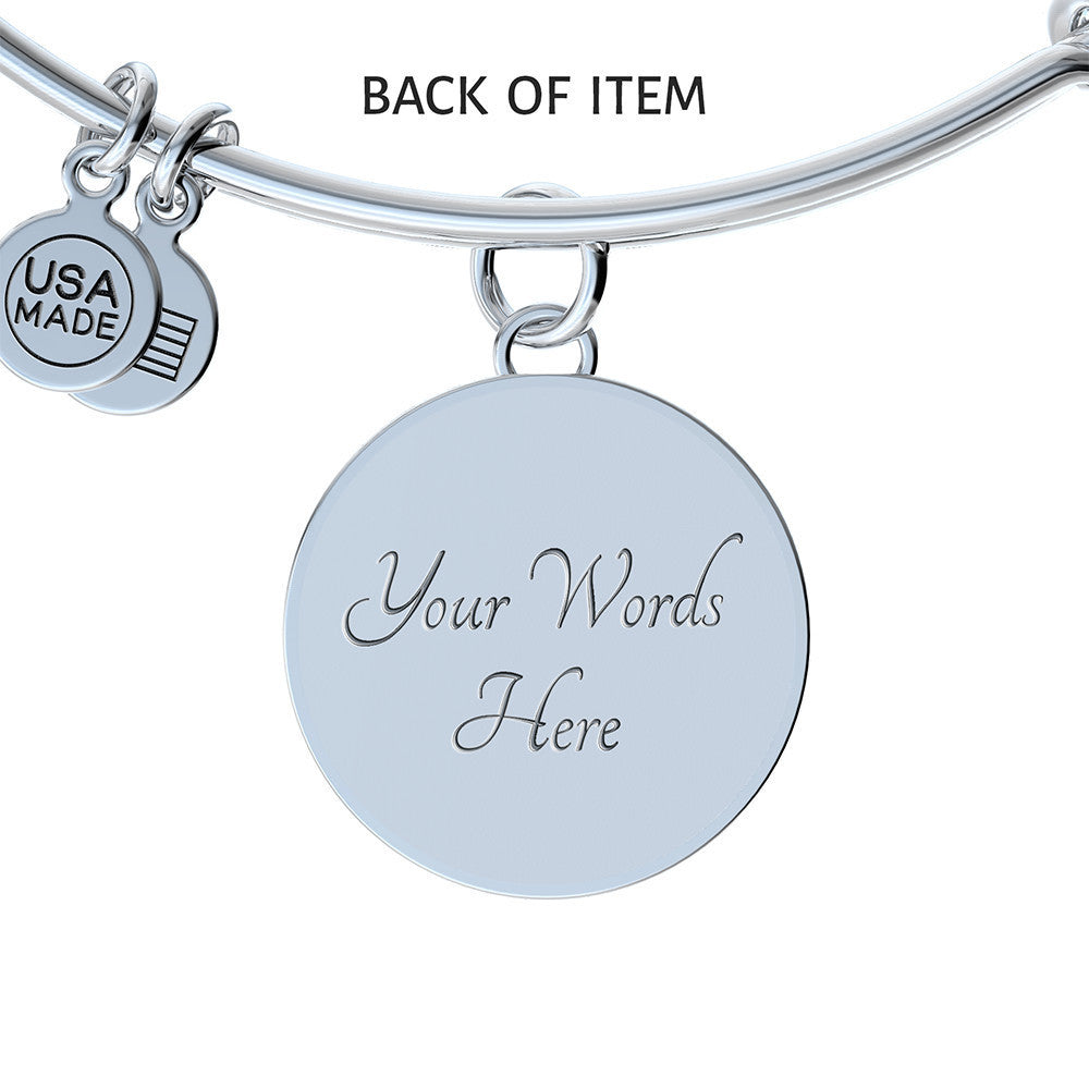 Bless Your Heart Circle Bangle Braclet