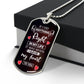 Gave You My Heart Dog Tag Necklace