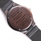 Our Journey Has Just Began Engraved Wooden Watch