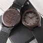 Our Journey Has Just Began Engraved Wooden Watch