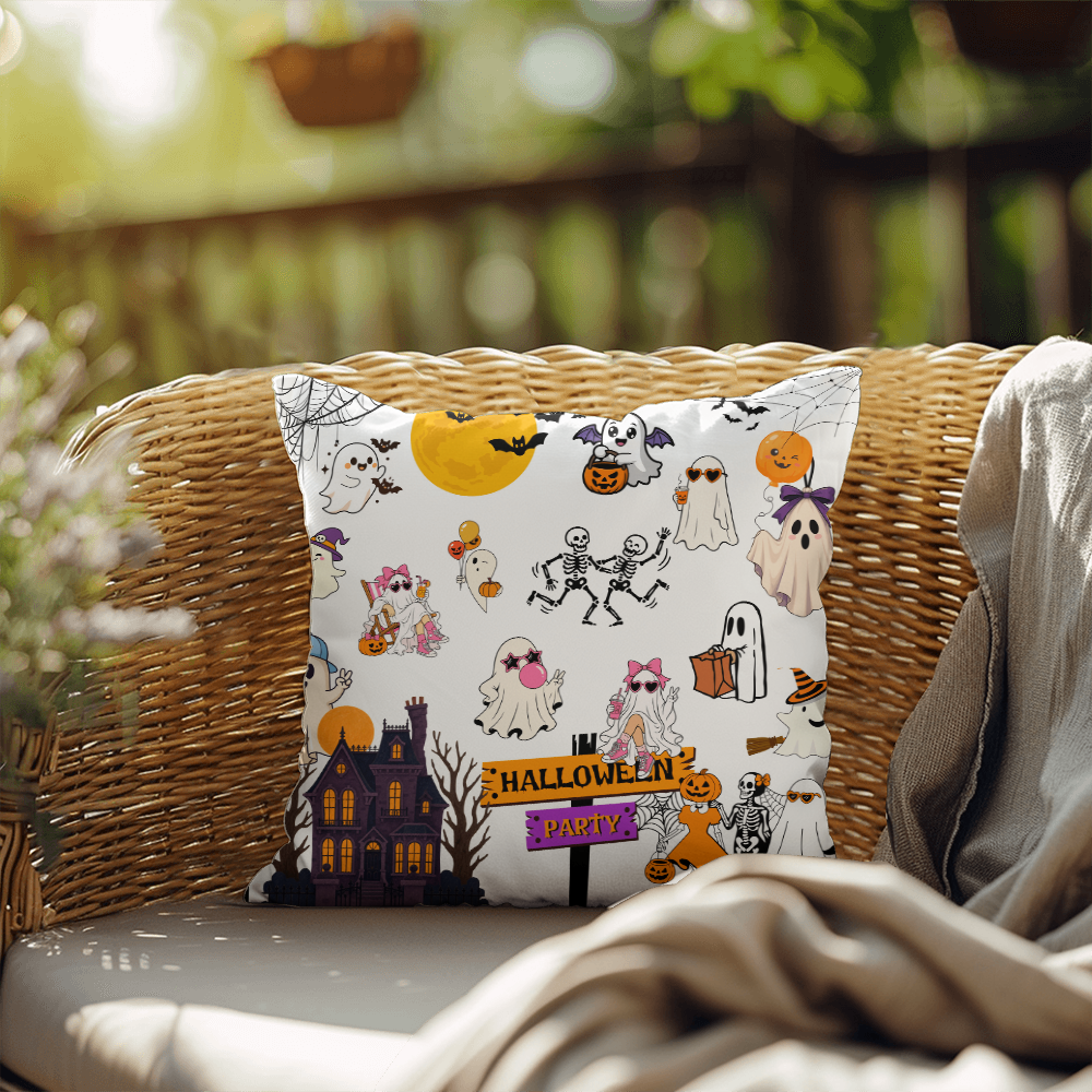 Indoor Outdoor Halloween Pillow Party