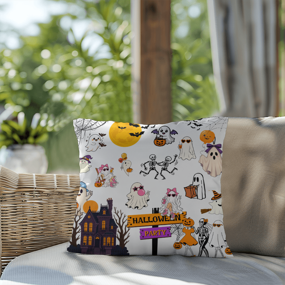 Indoor Outdoor Halloween Pillow Party