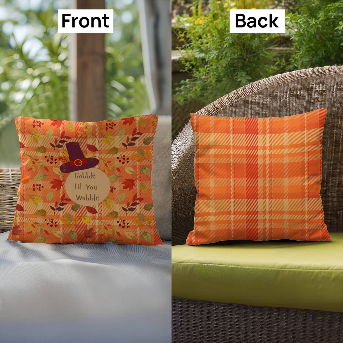 Thanksgiving Fall Holiday Pillow