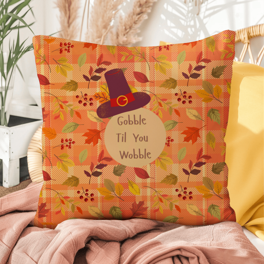 Thanksgiving Fall Holiday Pillow
