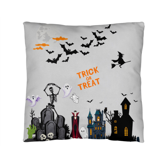 Halloween Excitement "Dracula's" Indoor Outdoor Pillow