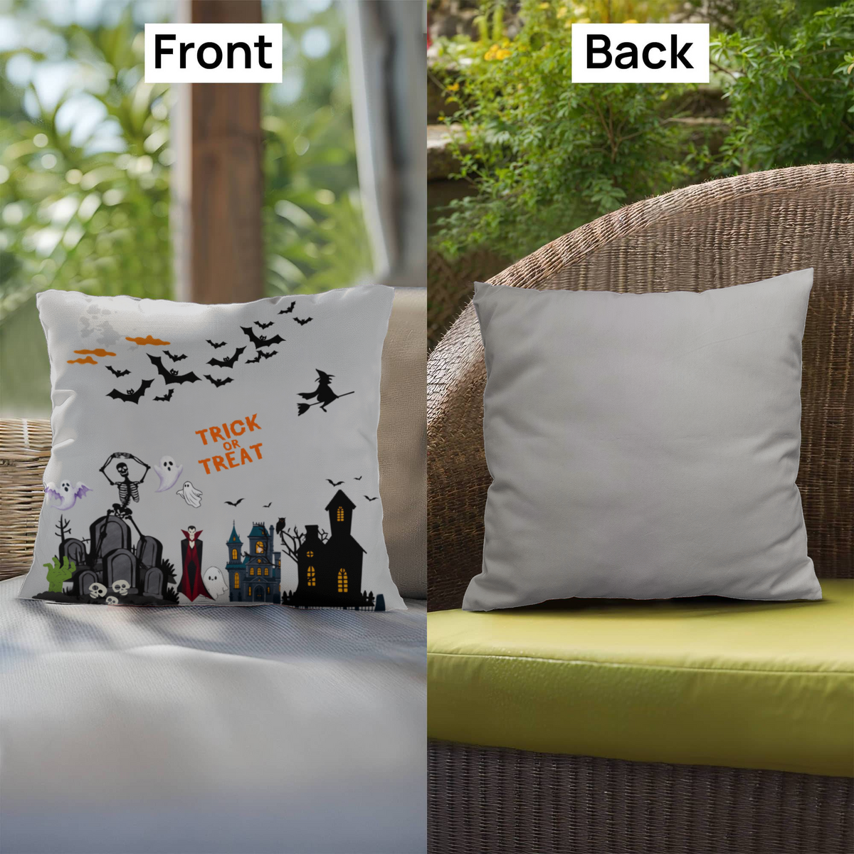 Dracula's Indoor Outdoor Pillow