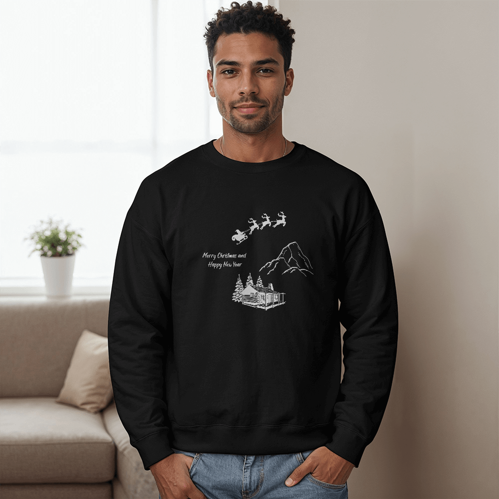 Christmas Sweatshirt Black