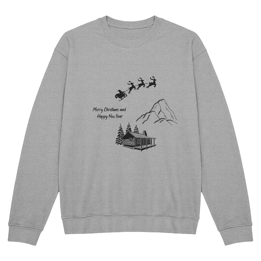 Holiday Christmas Sweatshirt White