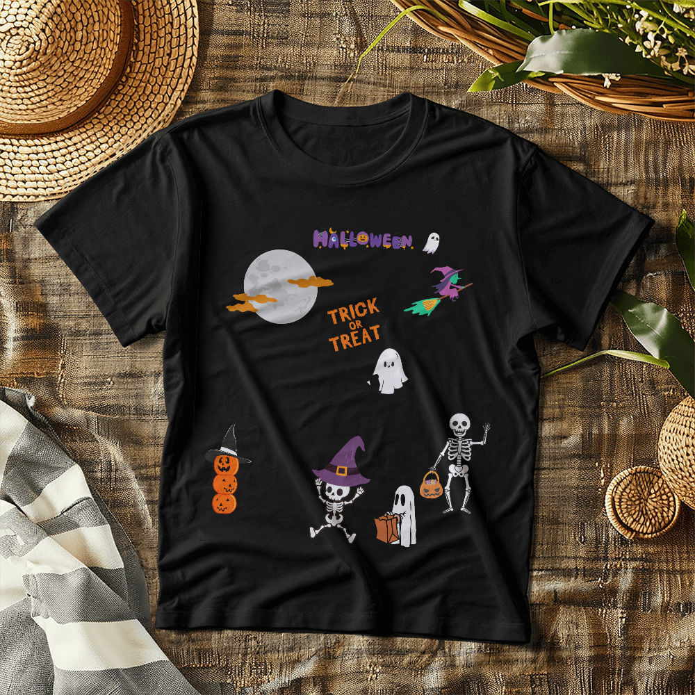 Halloween Jersey Tee Shirt