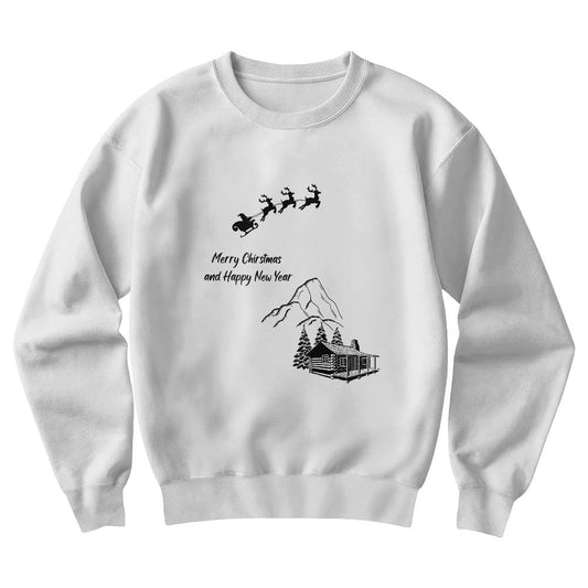 White Holiday Sweatshirt