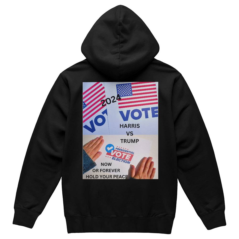 Harris vs Trump Pullover Fleece Hoodie