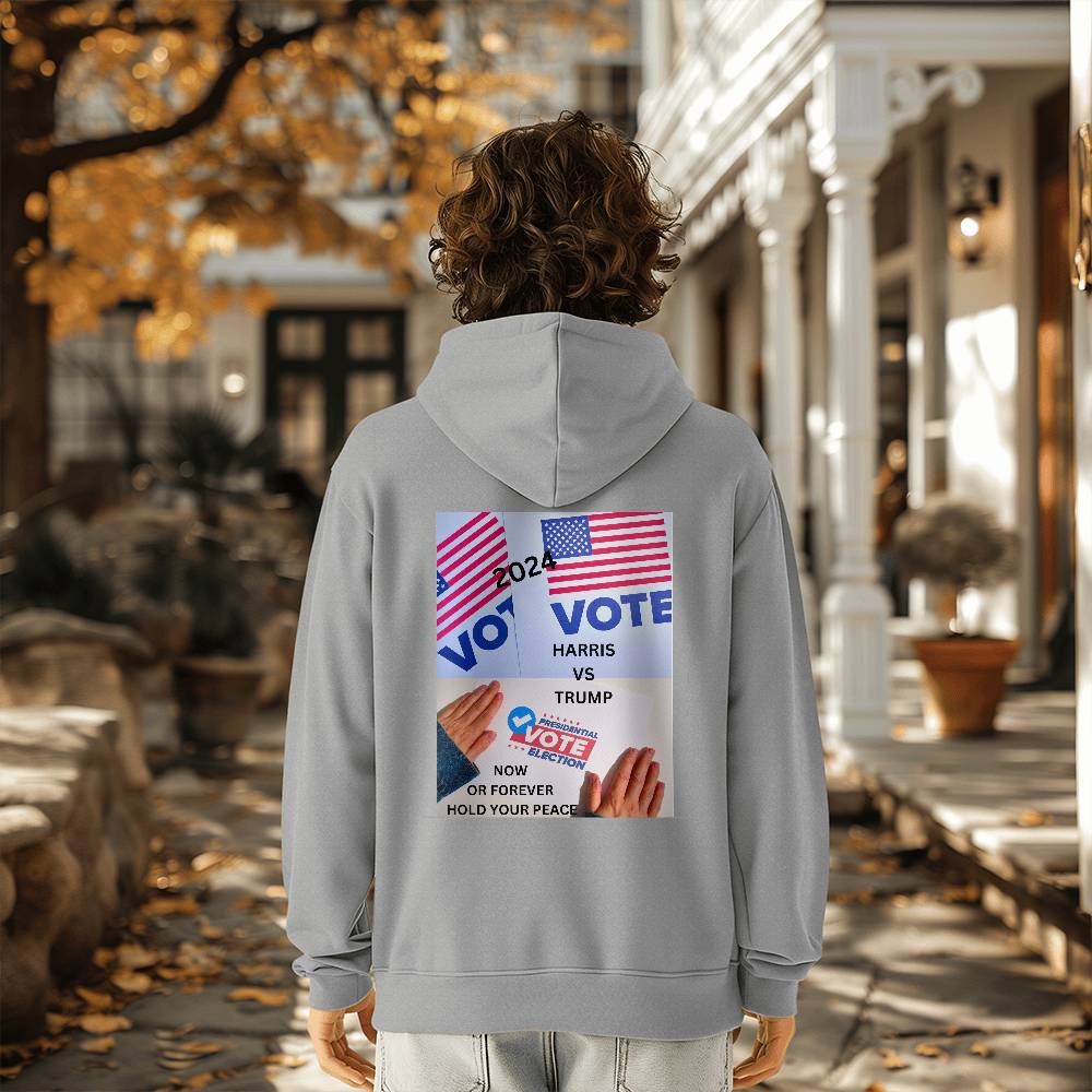 Harris vs Trump Pullover Fleece Hoodie