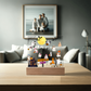 Halloween Party Acrylic LED Night Light Wooen Base Square Plaque