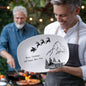 Christmas Platter | Santa & Reindeer Holiday Tray | Merry Christmas Cabin Scene | Festive Holiday Serving Dish