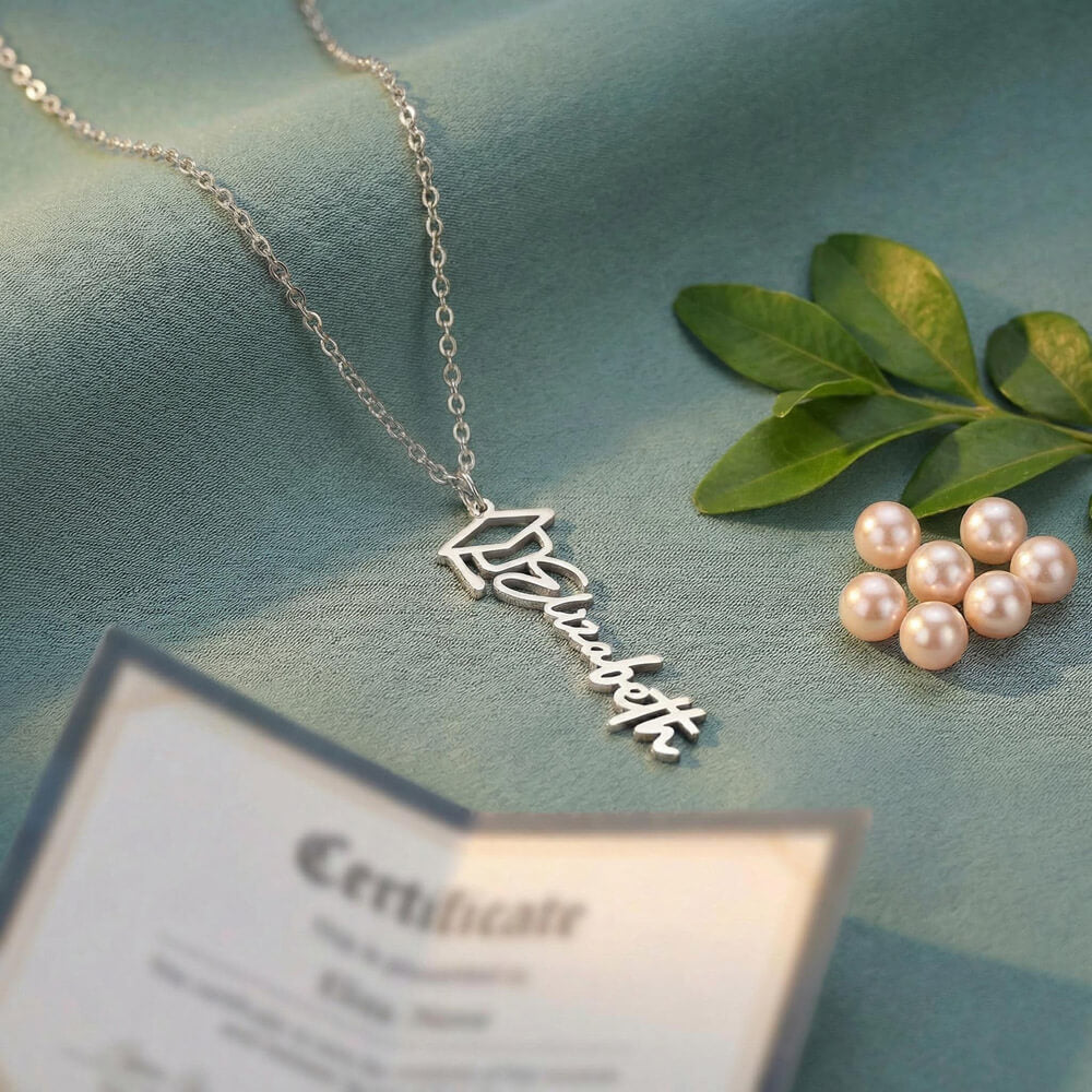 Gradulation Name Necklace for Him