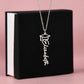 Gradulation Name Necklace for Him