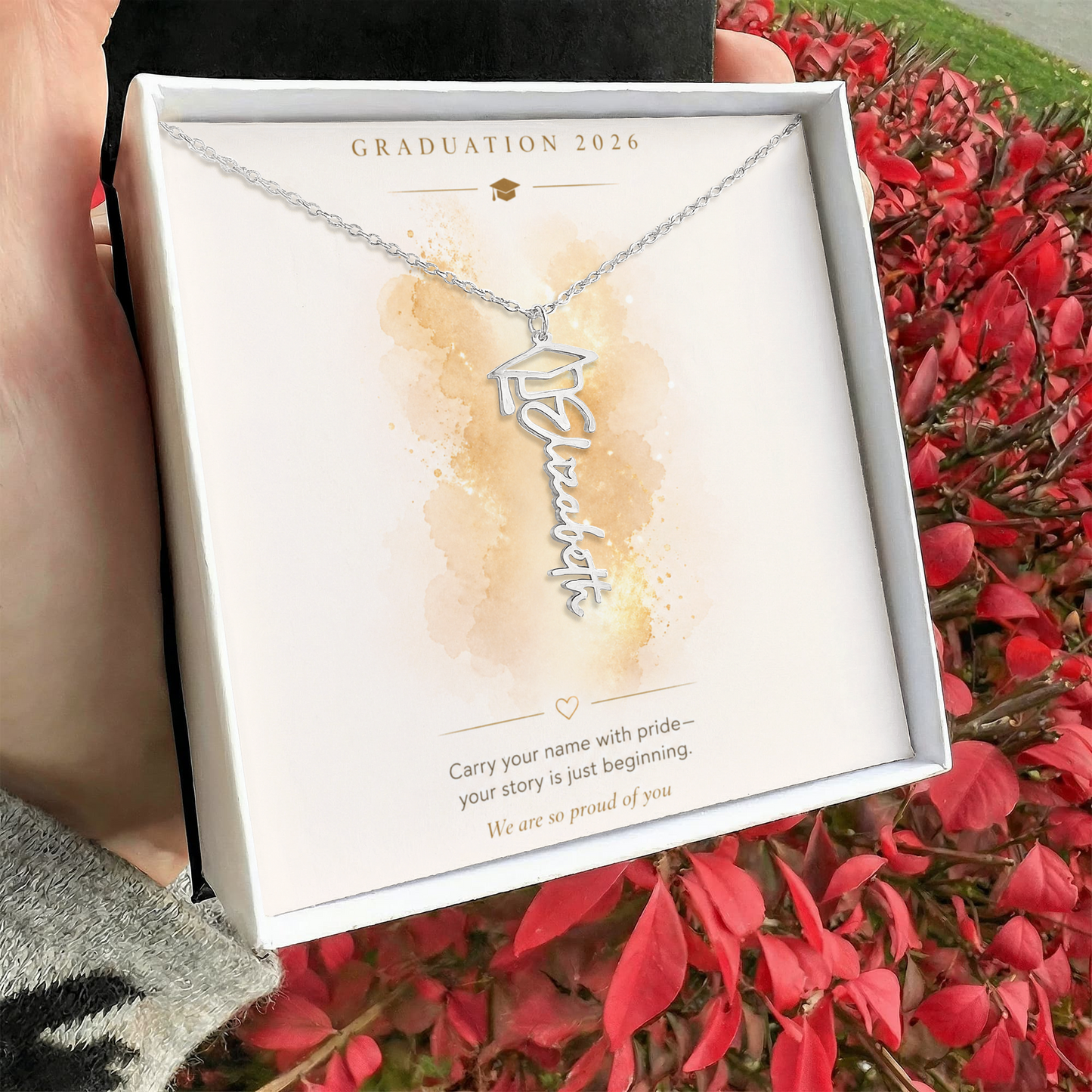 Gradulation Name Necklace for Her