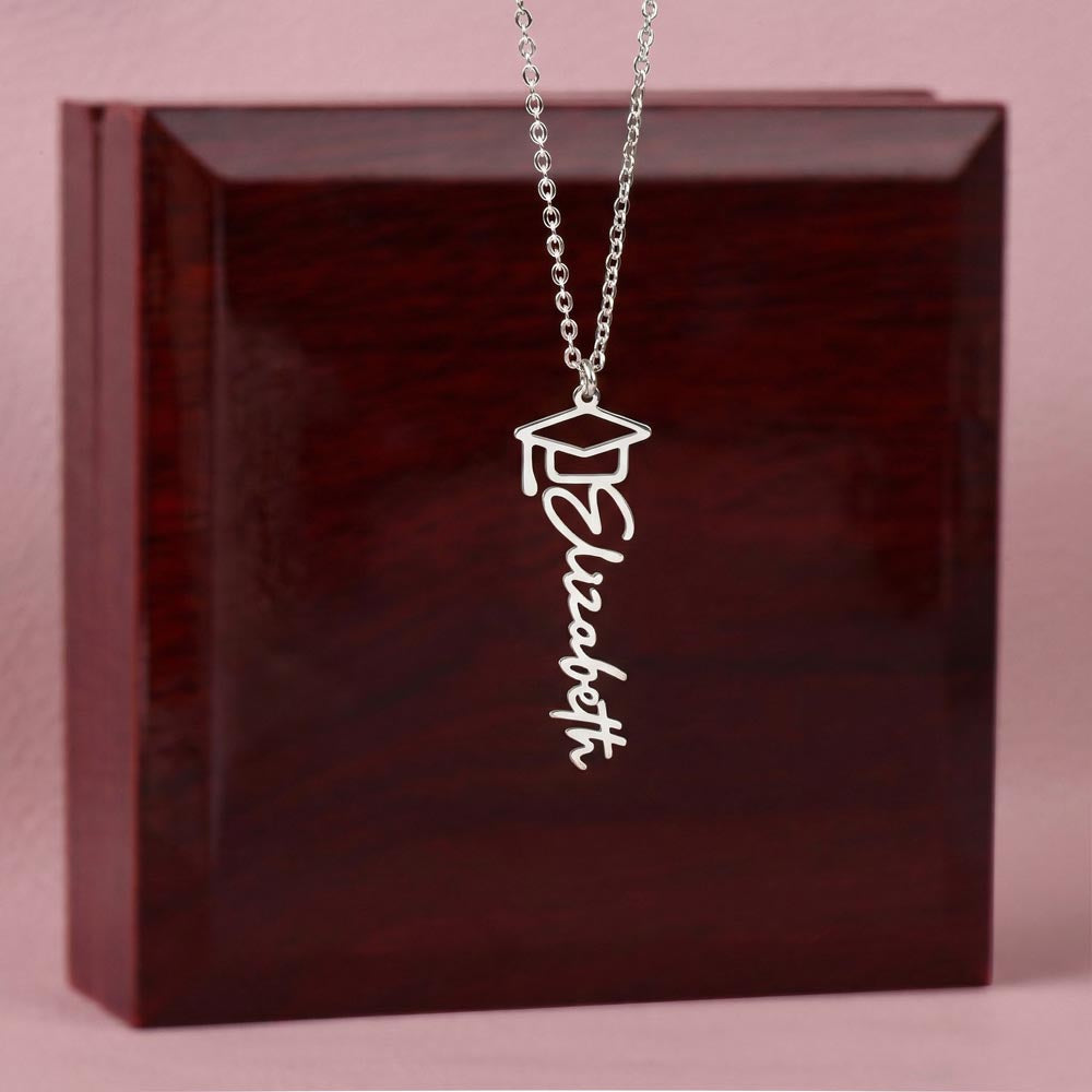 Gradulation Name Necklace for Him